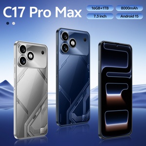 Meilleure Vente C17 Pro Max 16 Go + 1 To <span class=keywords><strong>Smartphone</strong></span> 5G Écran HD Large de 7,3 Pouces Appareil Photo 72MP+108MP Double SIM Prise en Charge TF Commande en Gros - Product Image 1
