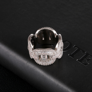 Bijoux Hip Hop, anneau <span class=keywords><strong>de</strong></span> nez en zircon, plaqué or 18 carats, laiton, 16 mm, anneau <span class=keywords><strong>de</strong></span> grains <span class=keywords><strong>de</strong></span> café ZC pour homme et femme, cadeau quotidien, mariage - Product Image 2