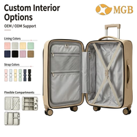Valise souple pour homme 30 pouces, bagage à roulettes silencieux avec serrure TSA pour voyage en famille