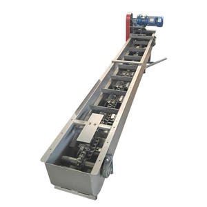 Type industriel résistant convoyeur de grattoir de convoyeur de grattoir pour le transfert de matière première dans la production de substrat de champignon - Product Image 1