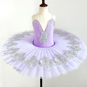 Falda Tutú de Ballet Cisne Pequeño HIPPO KIDS, Encaje Delicado, Poliéster, para Niñas, Actuación de Danza, en Existencia - Product Image 1