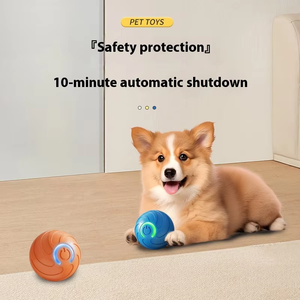 Nueva Venta caliente 360 ° Smart Automatic Interactive Dog Smart Ball Toy Interactive <span class=keywords><strong>Cat</strong></span> Toys Rolling Ball con cargador USB - Product Image 2