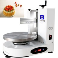 Machine électrique automatique de décoration de crème de gâteau, de plâtre, de revêtement, de glaçage, de grattage, Machine à lisser les gâteaux