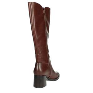 Women's <b>Knee</b> <b>High</b> Boots Brown Heel Height 37 - Product Image 3