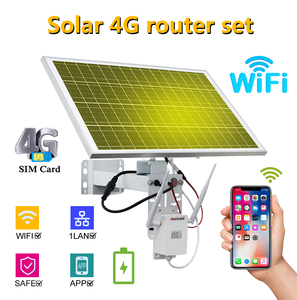 เราเตอร์โซลาร์ 4G Anxinshi 30W พร้อมแบตเตอรี่ในตัว กันน้ำ IP66 สำหรับใช้งานกลางแจ้ง ไร้สาย สัญญาณแรงพิเศษ รุ่น ASIH10-4G-A1+SUN3 - Product Image 1