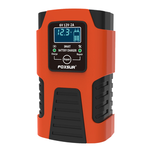 Chargeur de batterie de voiture électrique FOXSUR 12v 24v <span class=keywords><strong>2a</strong></span> pour voiture de golf automobile générale - Product Image 1