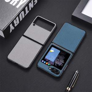 Funda de teléfono de PC de nailon para Samsung Galaxy Z Flip 5 4 3 Flip5 <span class=keywords><strong>Flip4</strong></span> Flip3 5G Prevención de caídas Protección a prueba de golpes Contraportada - Product Image 2