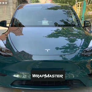 WRAPMASTER 1.52*17m brillant cristal auto-adhésif anti-rayures corps Wrap <span class=keywords><strong>Film</strong></span> rouleau Mohsen vert PET PVC vinyle pour voiture Auto - Product Image 2