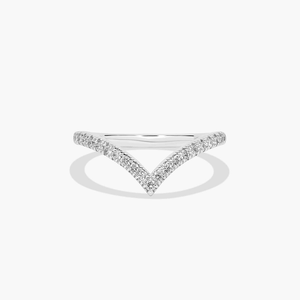 Elegante Anillo de Plata de Ley 925 con Diamante Moissanita en Forma Curva para Mujer, Joyería para Aniversario de Bodas - Product Image 5