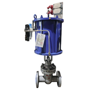 Válvula de Compuerta Neumática de Acero Inoxidable 316L, con Brida, Tamaño Grande, Temperatura Normal, Uso General - Product Image 2