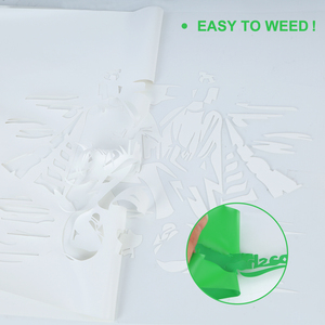 광인통 도매 광택 PVC HTV 롤, 티셔츠 및 가방용 접착식 열전사 비닐(접착 뒷면 포함) - Product Image 3