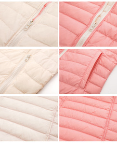 Giacca Imbottita Reversibile da Donna Ultraleggera con Cappuccio, Calda e Leggera, Vendita Promozionale - Product Image 5