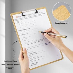 Vente en gros d'usine <span class=keywords><strong>de</strong></span> nouveaux presse-papiers A4 en bois personnalisés pour impression vierge ou personnalisée - Product Image 3