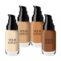 Fond de teint liquide pour le visage, imperméable, résistant à la transpiration, avec protection solaire SPF 30, anti-taches, haute couvrance, cosmétique professionnel