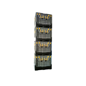 Hộp Pallet Nhựa công nghiệp 1140x1140mm với các mặt thông gió có thể tái sử dụng để vận chuyển vật liệu nguy hiểm - Product Image 5