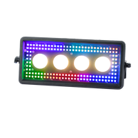 Projecteur PAR COB 200W en gros, 4 yeux RGBW 3-en-1, LED Blinder Stroboscope, activé par le son, pour courses de chevaux, DMX512, éclairage de scène DJ Disco