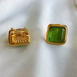 <span class=keywords><strong>Liuli</strong></span> Anting 2023 Diskon Besar Perhiasan Kualitas Tinggi Pakaian Sehari-hari Rantai Kustom dan Logo Geometris Liontin Kalung Perhiasan Set - Product Image 5