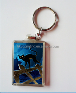 สินค้าใหม่คุณภาพสูง พวงกุญแจอะคริลิค PET ลายอนิเมะ 3 มิติ พวงกุญแจเคลื่อนไหวได้ สำหรับของขวัญส่งเสริมการขาย - Product Image 1