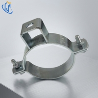 Support de tuyau de suspension UTT63, conception carrée supérieure, pour conduite d'eau froide, sans isolation requise, pour acier de 1/2 à 8 pouces