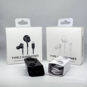 หูฟังแบบมีสาย Type C 1.2M USB C คุณภาพสูงหูฟังแฮนด์ฟรีสำหรับ <span class=keywords><strong>AKG</strong></span> <span class=keywords><strong>Samsung</strong></span> Note 10 S21 S20 S10 S8 - Product Image 2