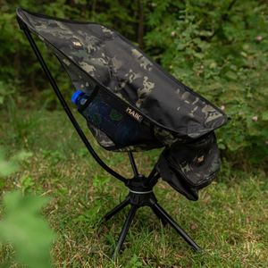 Silla Plegable de Aluminio Ligera para Pesca, Senderismo y Camping, con Capacidad de Peso de 130 kg, Correa para el Hombro, Ideal para Playa y Parque - Product Image 1
