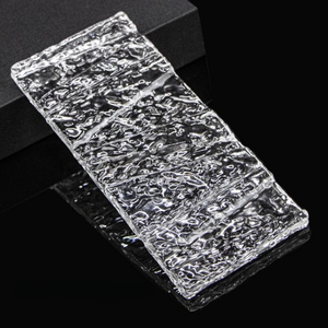 Pantalla de porche, cristal sólido transparente, pieza colgante de cristal, ladrillo de cristal decorativo - Product Image 1