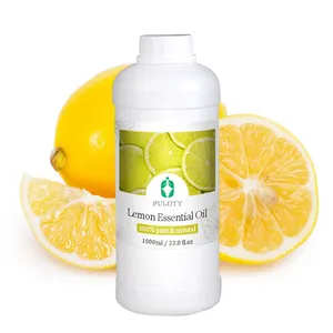 Ücretsiz örnek özel etiket toptan toplu limon yağı fiyat % 100% saf doğal organik limon yağı cilt