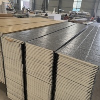 Prix d'usine, haute qualité, livraison rapide, certifié CE ISO, service supérieur, mur métallique extérieur sculpté 16 mm à sept briques pour chambre froide