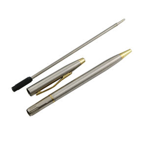 Alat tulis kustom, pena logam tahan karat ramping murah <span class=keywords><strong>Promo</strong></span> untuk rumah Ritzcarlton Hotel Resorts - Product Image 4