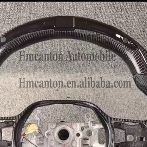 Quality Wholesale Carbon Fibre Perforated Leather LED Car Steering <b>Wheel</b> for Honda Civic 11th Car Steering <b>Wheel</b> - Product Image 6