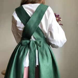 Cross Border Bib Apron Cotton Sleeveless Kitchen <b>Cooking</b> Adjustable Shoulder Strap Anti-fouling Two-<b>Wear</b> Restaurants Food - Product Image 1