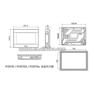 ใหม่ PI3070IG-C (4G) หน้าจอสัมผัส <span class=keywords><strong>HMI</strong></span> ขนาด 7 นิ้ว รองรับคลาวด์เซิร์ฟเวอร์ - Product Image 5