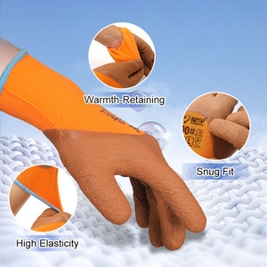 XINGYU <span class=keywords><strong>Work</strong></span> Ready Guantes recubiertos de látex Guantes cálidos de invierno Característica Trabajo industrial Guantes recubiertos de látex Guantes cálidos de invierno Comodidad - Product Image 3