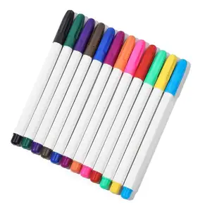 Acrylfarbe oder Stoffmarker individuelles Logo Acrylfarbe Pinsel-Marker 36-Farben-Set für Glasmalerei, Keramik, Holz, Leinwand