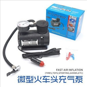 Gonfleur de pneus de voiture portable 12V, mini, arrêt automatique, monocylindre, avec manomètre, pour usage automobile - Product Image 3