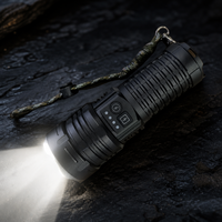 Lampe torche laser USB rechargeable G405, zoom tactique, étanche IP65, 1000+ lumens, portée 1000+ m, en alliage d'aluminium