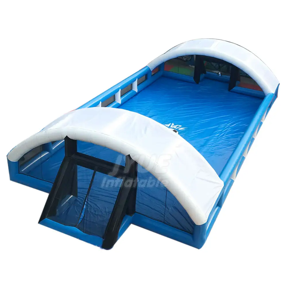 High Quality Customized Size Inflatable Football Field ,New Inflatable Soccer Filed Water Football Arena For Sale