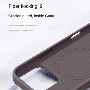 Luxury Magnetic Liquid Silicone Cae for iPhone 16 Pro Max with Magnetic Animation Camera <strong>Touch</strong> Button 16 Plus <strong>Protective</strong> case - Product Image 5