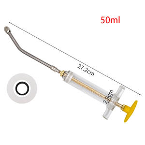 Pistola de Inyección Automática Multi-Capacidad para Animales, Ganado, Ovejas, Cerdos, Aves de Corral, Jeringa Veterinaria de Plástico y Acero con Cánula de Alimentación - Product Image 5