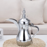32/40/48OZ arabe Dallah Pot accessoire de cuisine bouilloire en acier inoxydable de haute qualité couleur dorée et argentée