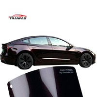 Vinilo Premium para Rotulación de Vehículos, Color Rojo Turmalina, Super Brillante, Cambio de Color, Protección UV/Infrarrojos, Grosor de 7mil, PET