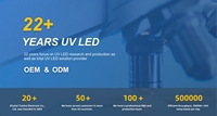 Modules UVA LED Refroidissement par air Système de durcissement UV avec puce haute puissance 395nm COB SMD