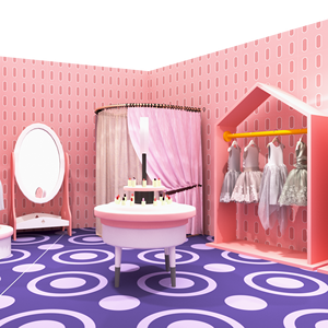 <span class=keywords><strong>Casa</strong></span> de juegos <span class=keywords><strong>para</strong></span> interiores, parque infantil <span class=keywords><strong>para</strong></span> <span class=keywords><strong>niñas</strong></span>, <span class=keywords><strong>casa</strong></span> de vestir de princesa rosa <span class=keywords><strong>para</strong></span> niños con maquillaje, equipo de entretenimiento de madera, juguetes de moda, kit de maquillaje <span class=keywords><strong>para</strong></span> niños - Product Image 4