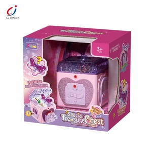 Chengji-caja ciega de plástico para chica, accesorios de joyería para chica, candado <span class=keywords><strong>sorpresa</strong></span> de juguete, <span class=keywords><strong>Cofre</strong></span> del Tesoro, tiktok - Product Image 5