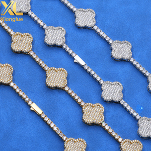 18K Gold Plated 925 <b>Silver</b> Necklace Statement Jewelry Unisex Gift Fashion Party Accessory <b>Box</b> <b>Chain</b> Design 18 Inches Hiphop - Product Image 5