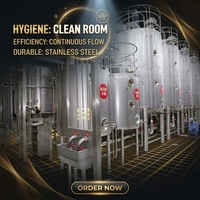 Ligne de traitement clé en main pour vinaigre de fruits et vin de fruits, usine de production de jus de fermentation, équipement de brassage et de remplissage d'acide acétique