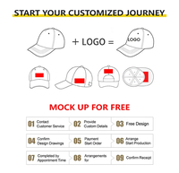 Casquette Snapback 5 Panneaux à Visière Courbe Ajustable, Design Icônique de Qualité Supérieure, Broderie Personnalisée, Casquettes de Baseball avec Logo Personnalisé