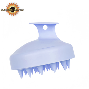 Cepillo Masajeador de <span class=keywords><strong>Cuero</strong></span> <span class=keywords><strong>Cabelludo</strong></span> de Silicona y PP+TPE para Uso Doméstico, con Función Exfoliante, para Estimular <span class=keywords><strong>el</strong></span> Crecimiento del Cabello y Masajear con Champú, Estimulando los Meridianos - Product Image 4