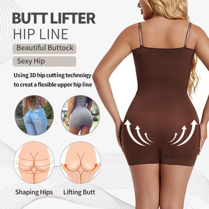 <span class=keywords><strong>Combinaison</strong></span> pour femme, vêtements de maintien, contrôle du ventre, rehausseur de fesses, body sculptant, lisse, invisible <span class=keywords><strong>sous</strong></span> les vêtements, <span class=keywords><strong>sous</strong></span>-vêtements amincissants, <span class=keywords><strong>combinaison</strong></span> à col bas - Product Image 4