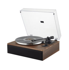<span class=keywords><strong>Tocadiscos</strong></span> de vinilo Bluetooth, <span class=keywords><strong>tocadiscos</strong></span> de <span class=keywords><strong>alta</strong></span> <span class=keywords><strong>fidelidad</strong></span> con altavoces integrados, incluye preamplificador Phono y cartucho de AT-3600L magnético - Product Image 1